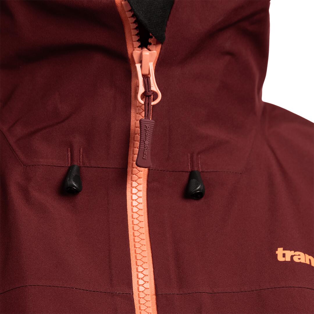 Chaqueta para Mujer Trangoworld Highgate termic woman Rojo/Negro/Gris 4/7