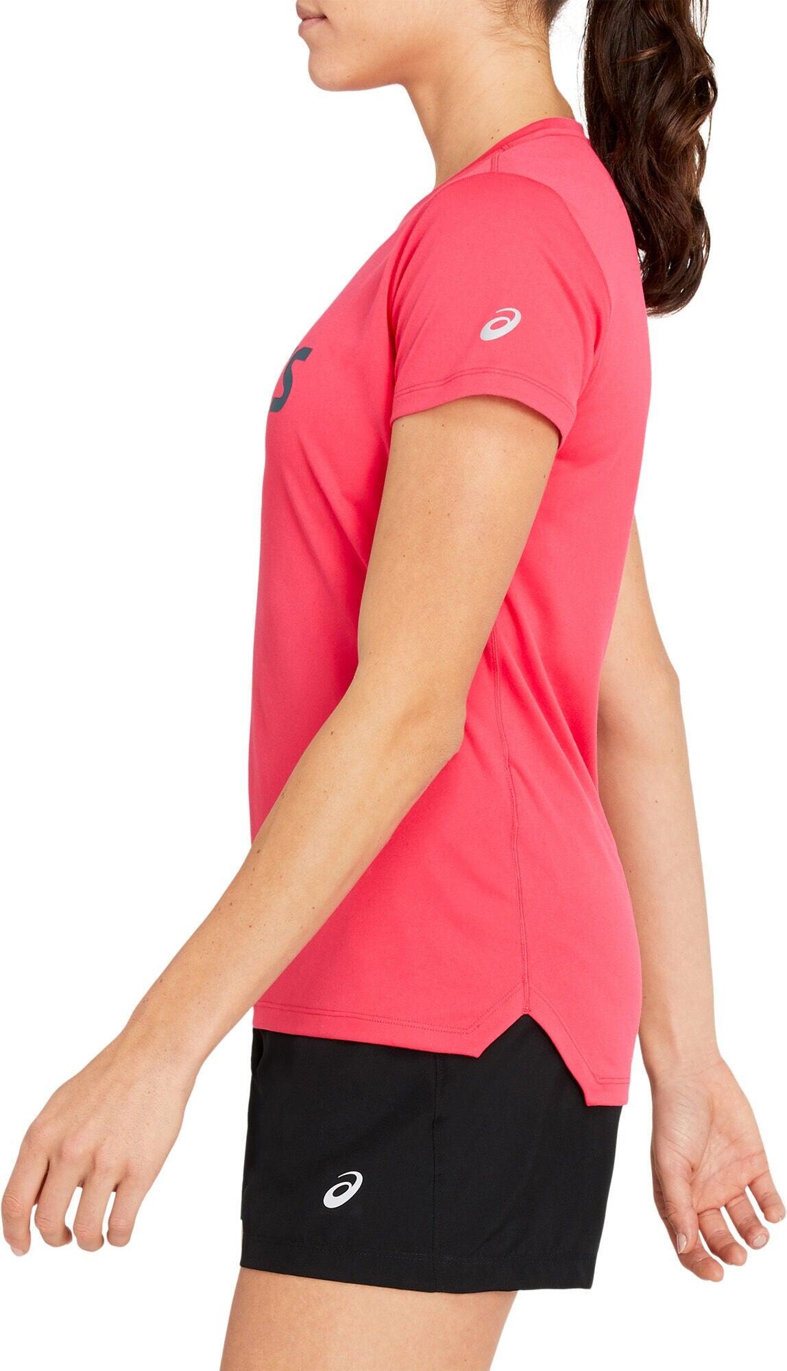 Camiseta Feminina Asics Silver Top Pink 3/5