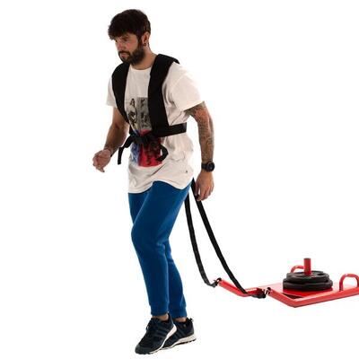 Trainingsslee voor olympische schijven veelkleurig