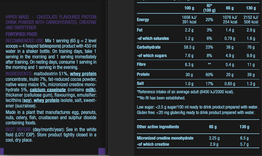 BioTech Hyper Mass - 1000g 3/3