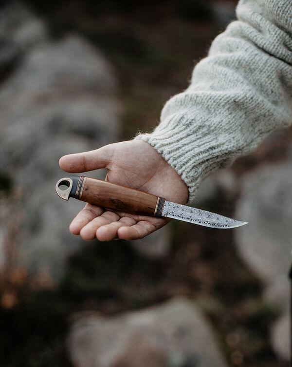 Nóż fiński Eagle Damascus 557012W 6/7