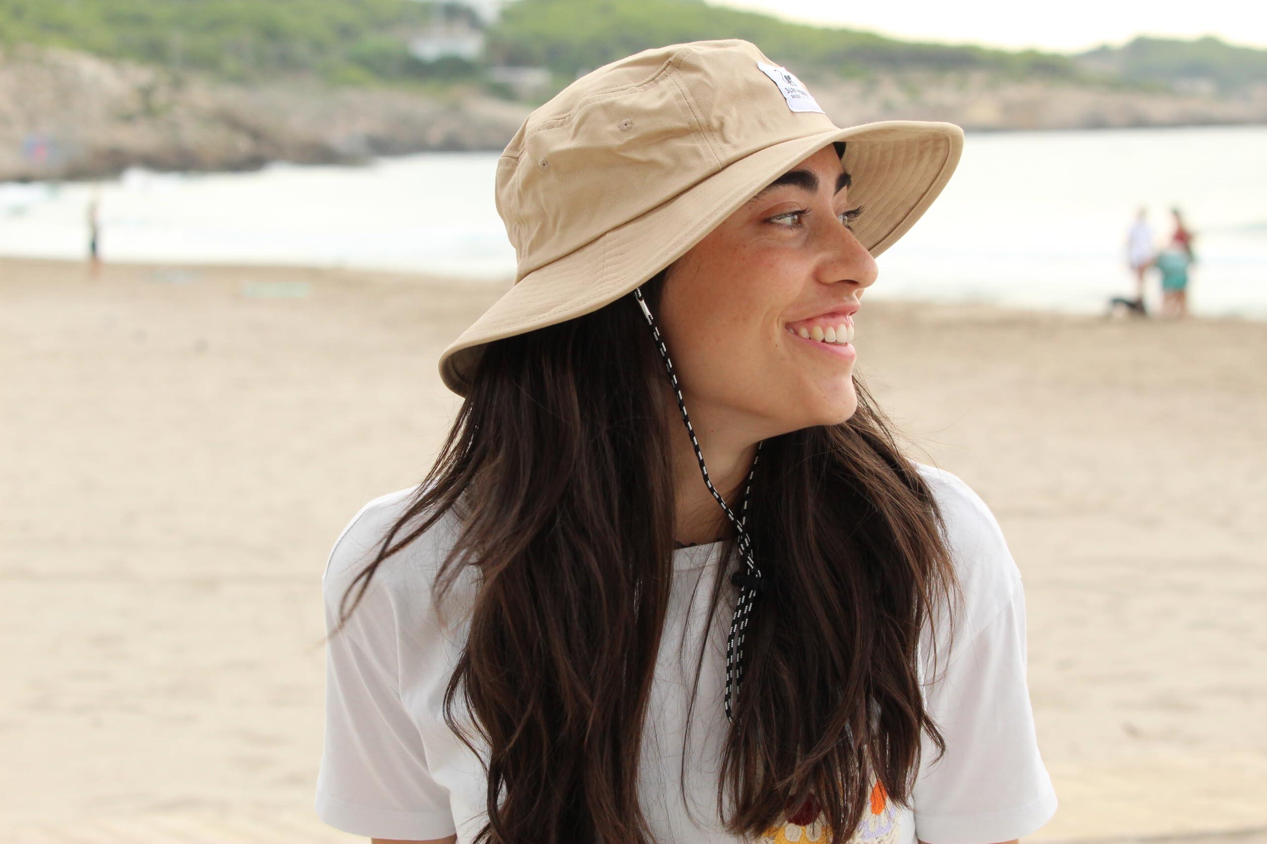 Chapeau de randonnée et trekking – coton – adulte – taille unique (Beige) 5/7