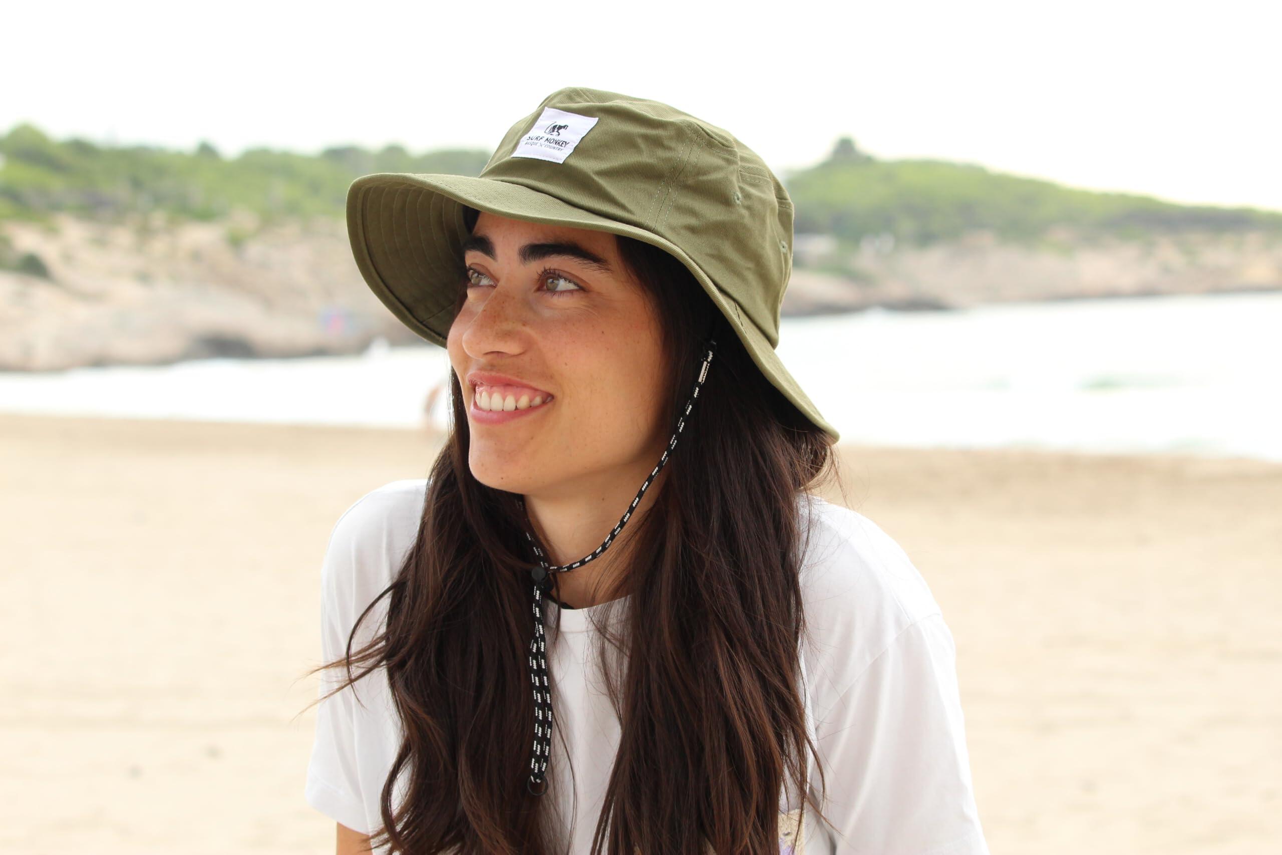 Chapeau de randonnée et trekking – coton – adulte – taille unique (Olive) 4/5