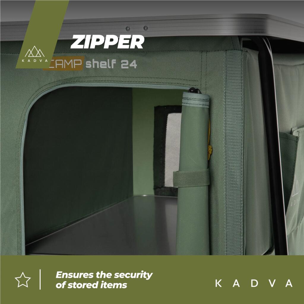Armário de viagem KADVA CAMPshelf 24 7/7