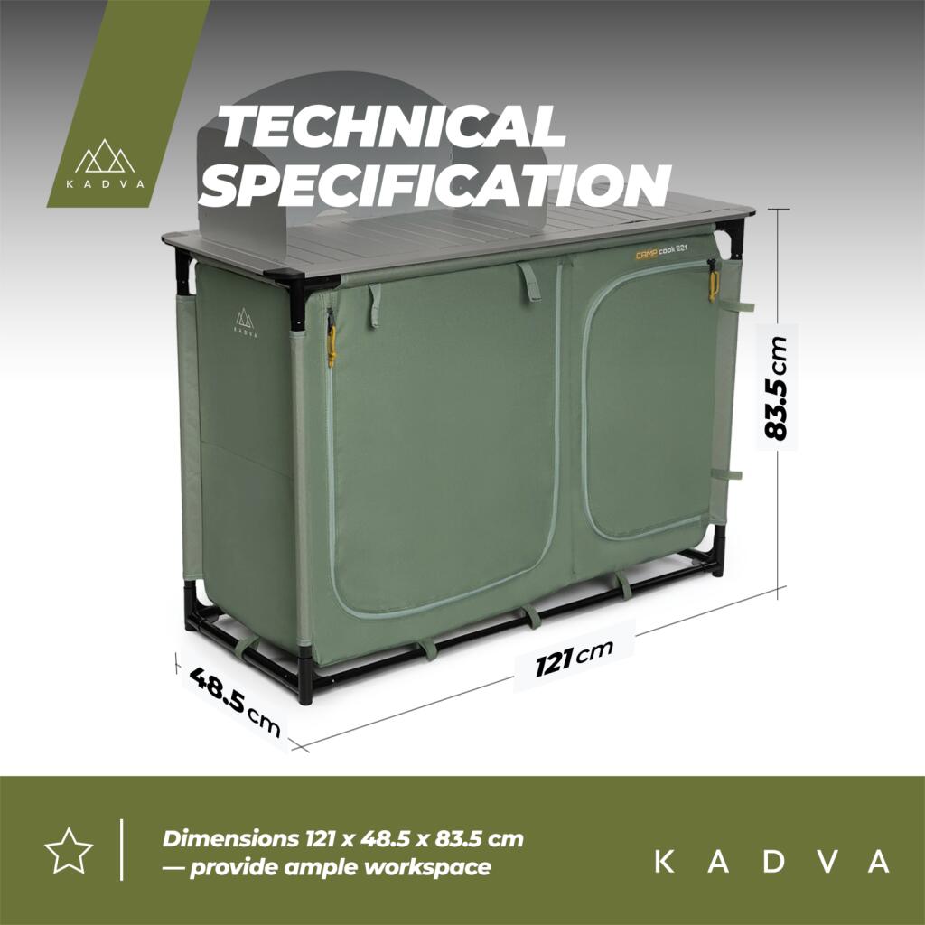 KADVA CAMPcook 221 toeristische keukenkast 7/7