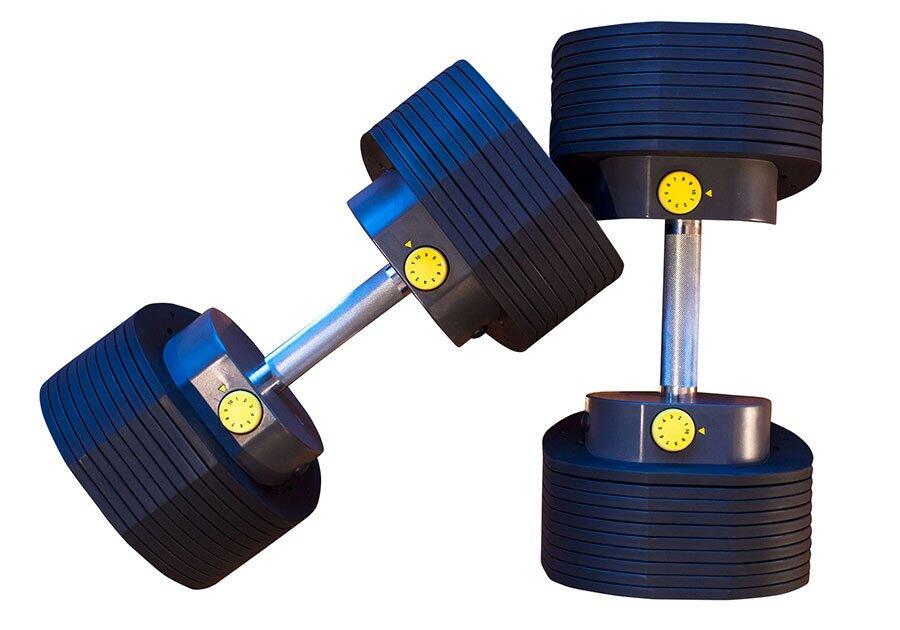 IRON MASTER SET MANUBRI REGOLABILI DA 4,5 A 24 (incluso rack-aste-pesi) 6/7