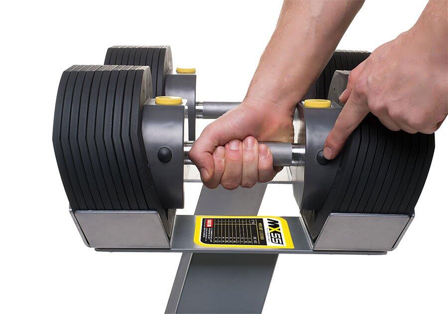 IRON MASTER SET MANUBRI REGOLABILI DA 4,5 A 24 (incluso rack-aste-pesi) 5/7