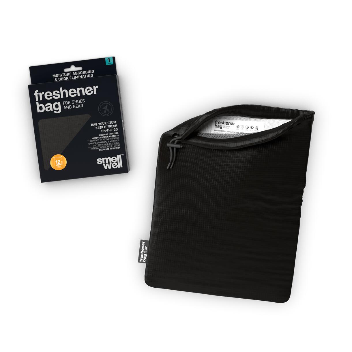 SmellWell Freshener bag L Solid Black - Sac désodorisant 12L (33x42.5 cm) 4/4
