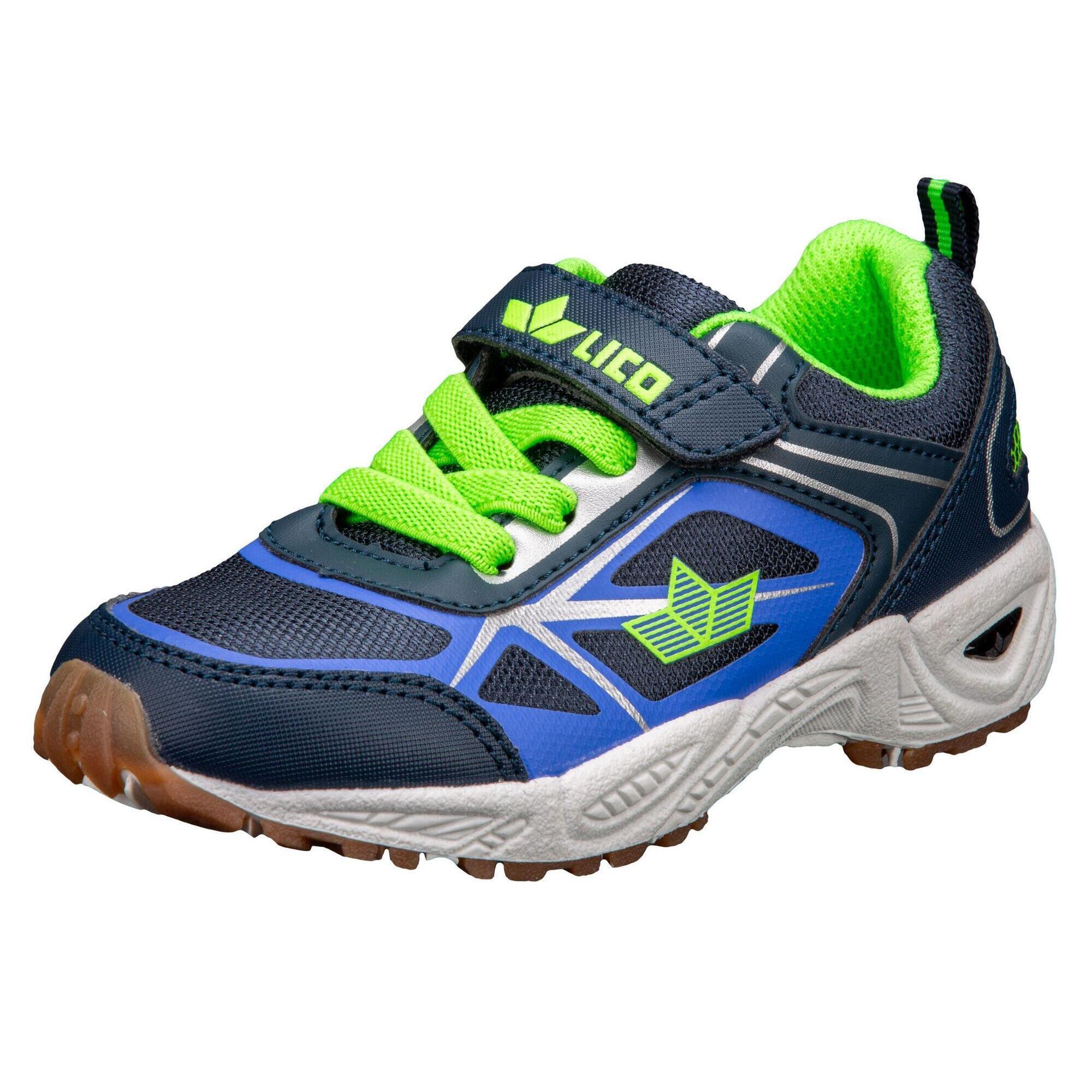 Lico - Chaussure D’entrée Fermeture Velcro Garçons Lico Salford Vs - Chaussures De Sport - Bleu - 41 - Decathlon