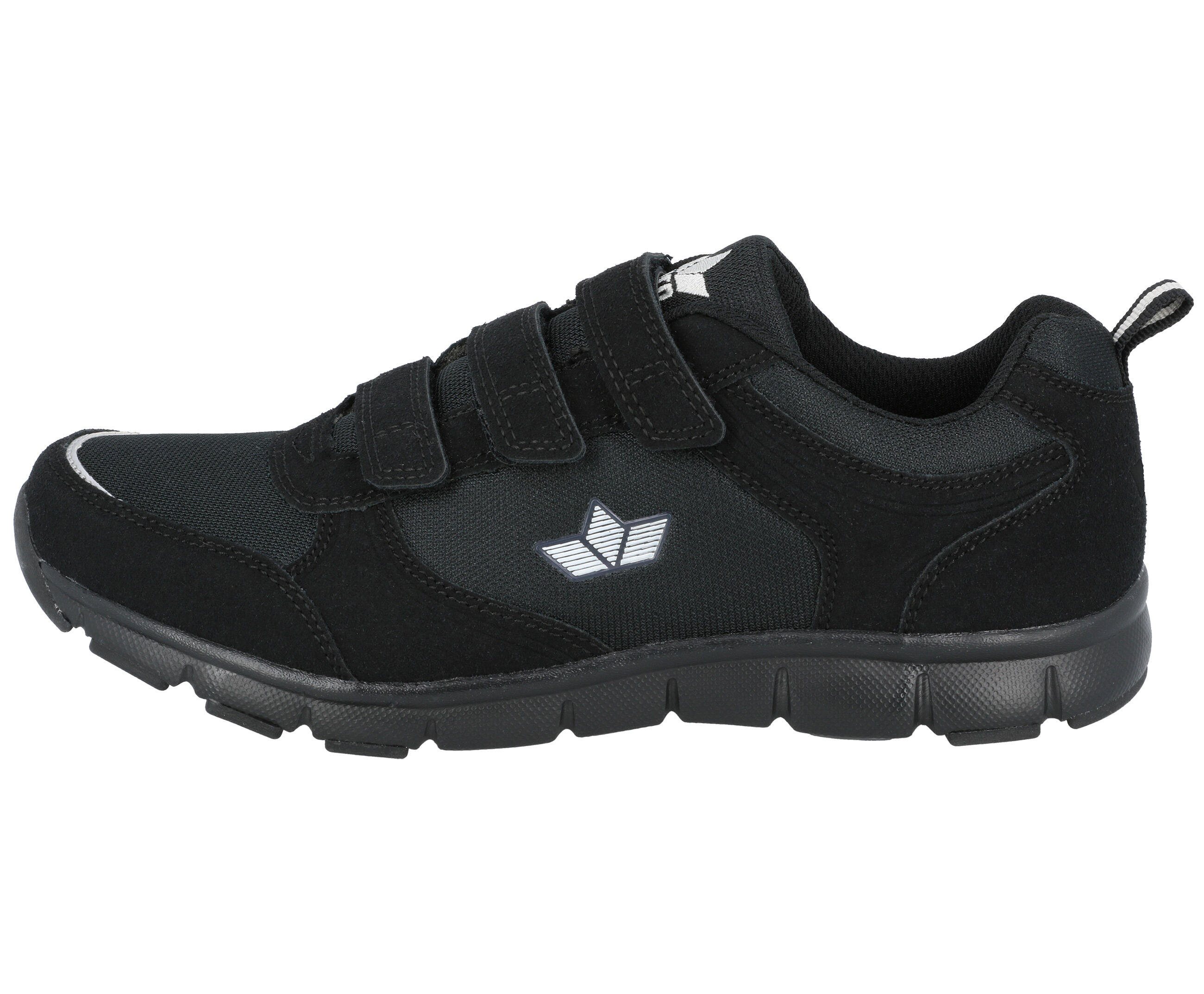 LICO LICO Lionel V Men's Nylon Black Velcro Walking Shoe with Cushioning