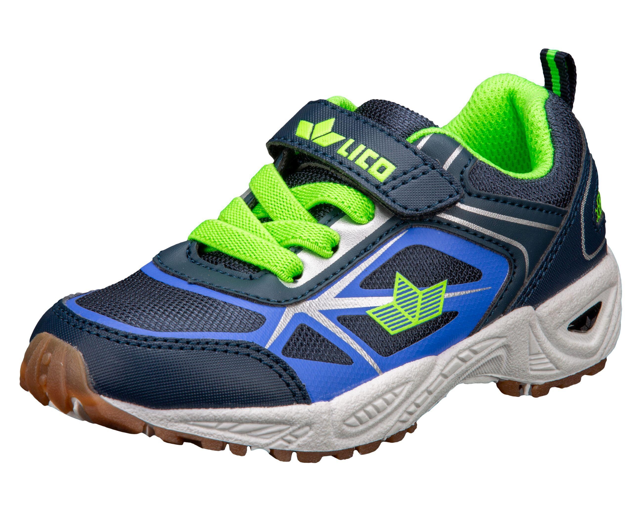 LICO Kids' Shoe LICO Salford VS Velcro Blue Nylon, Removable Insole