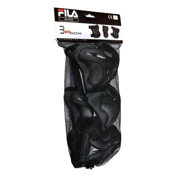 Fila 3-piece Roller Protection Set black/grey