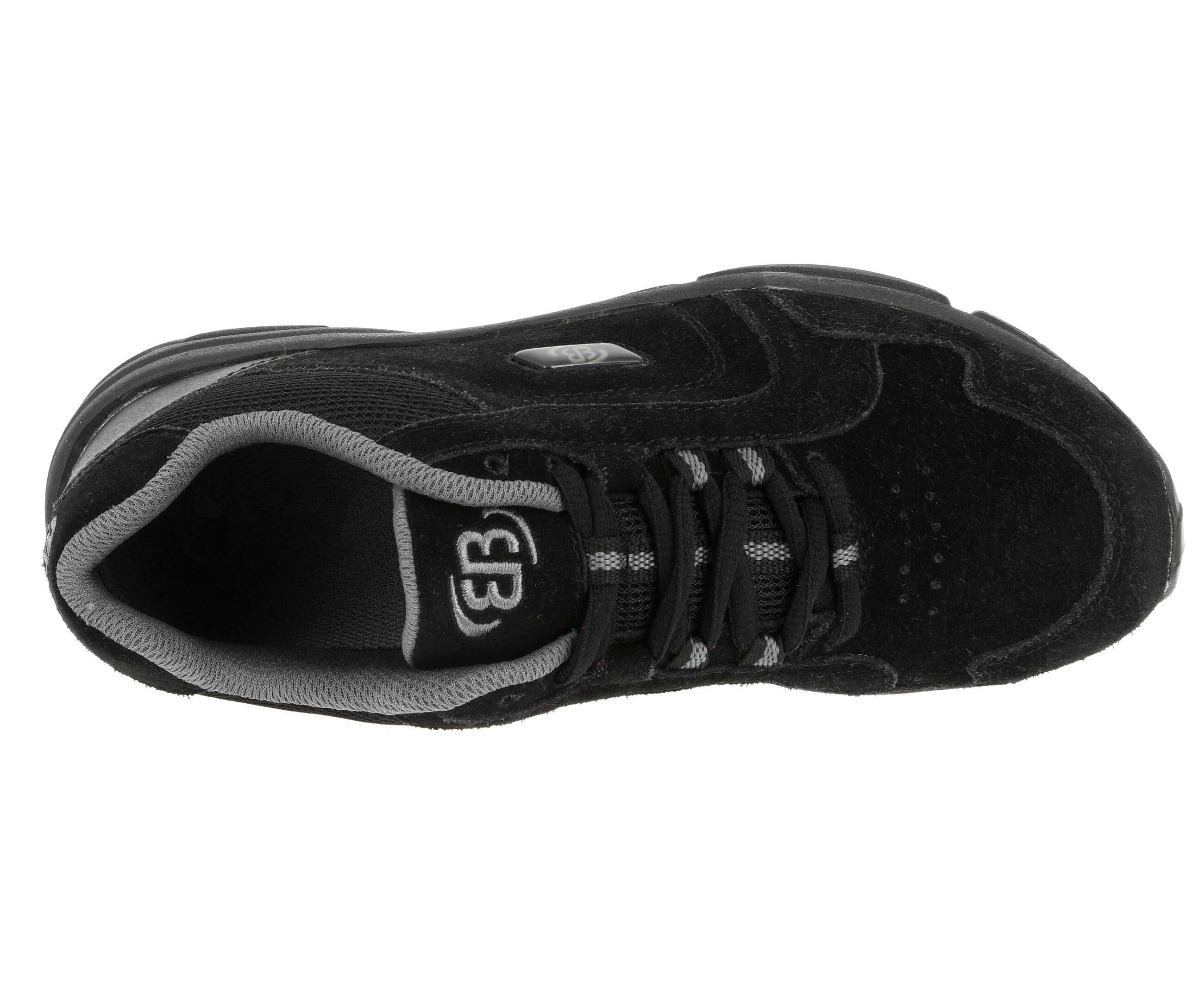 Brütting Circle Men's Walking Shoe Suede Black Rubber Sole 5/5