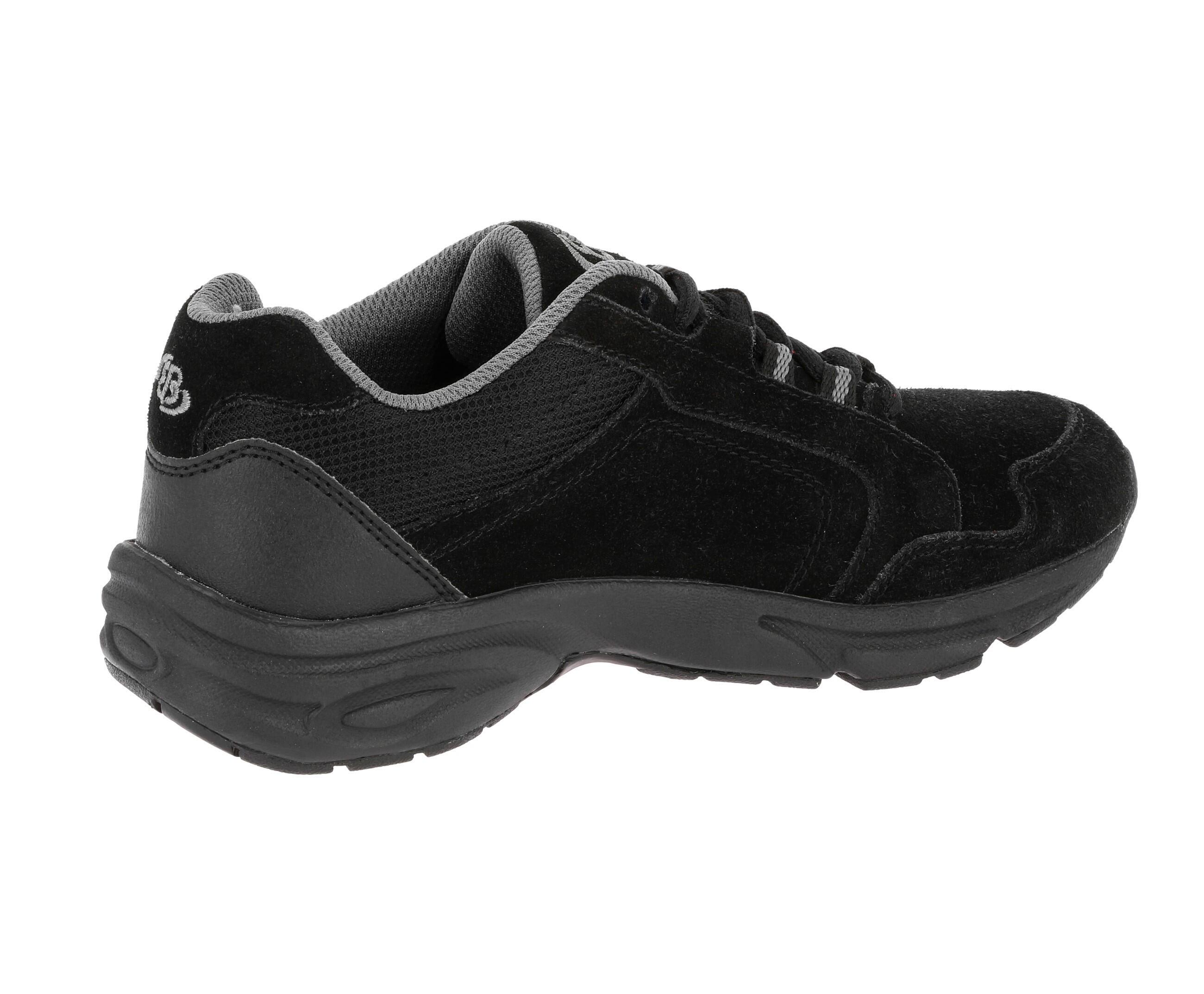Brütting Circle Men's Walking Shoe Suede Black Rubber Sole 4/5