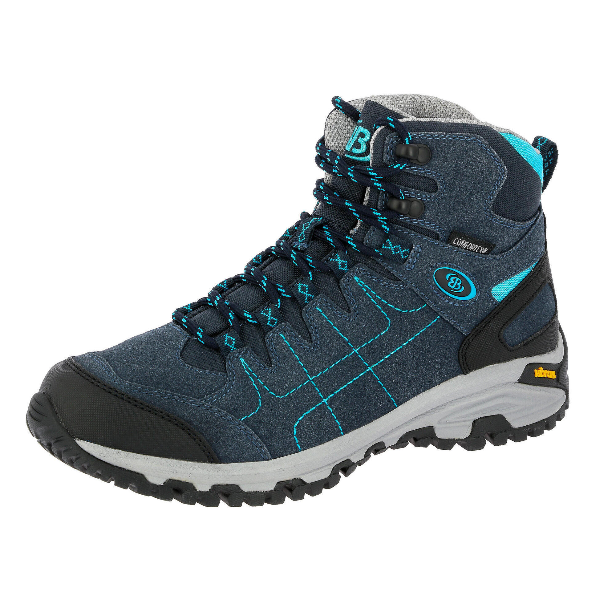Brütting - Chaussure Multifonctionnelle Femmes Brütting Mount Shasta High - Chaussures De Sport - Bleu - 38 - Decathlon