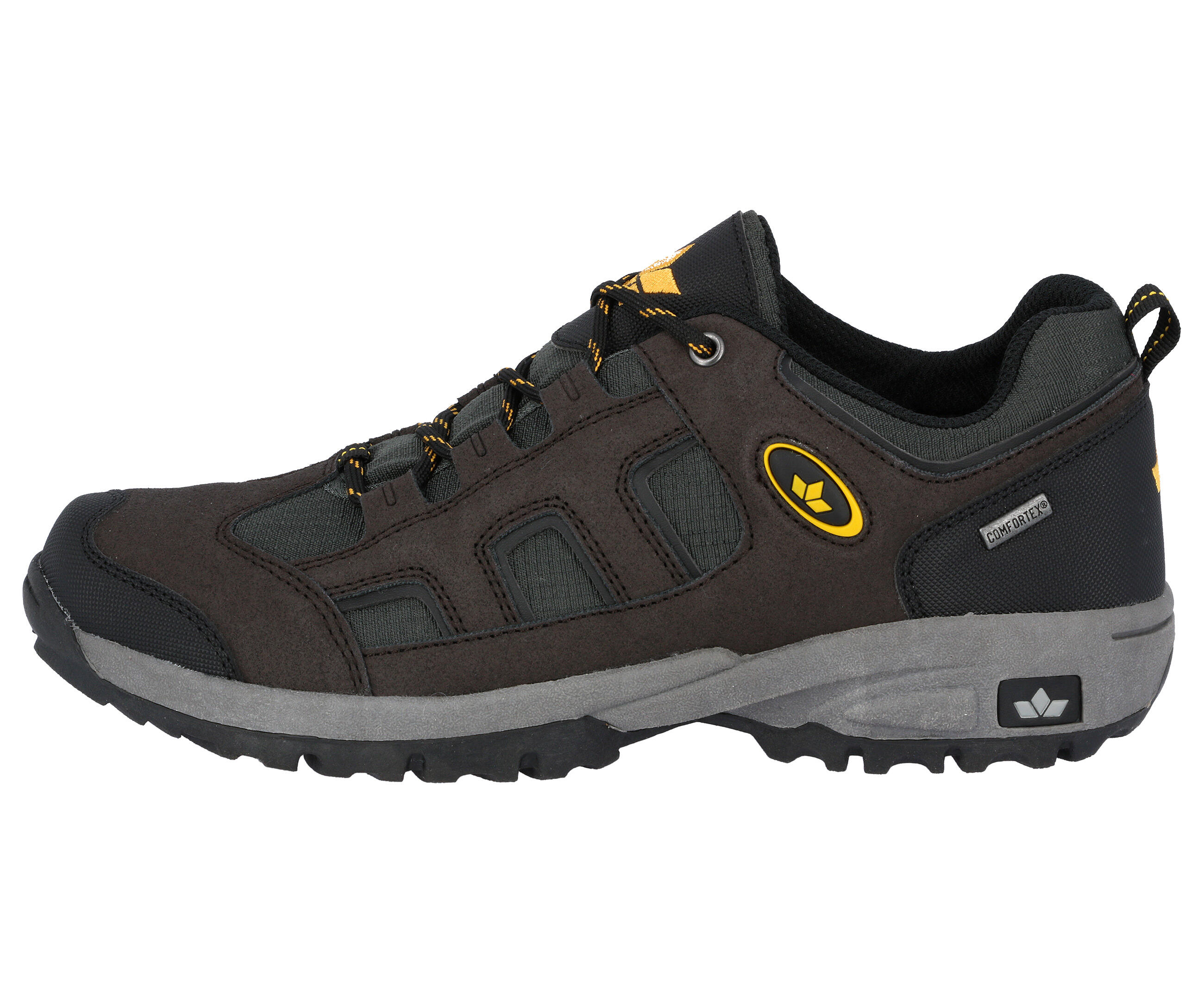 Lico Fit Indoor Heren Zaalsportschoen, Zwart/grijs, 45 EU