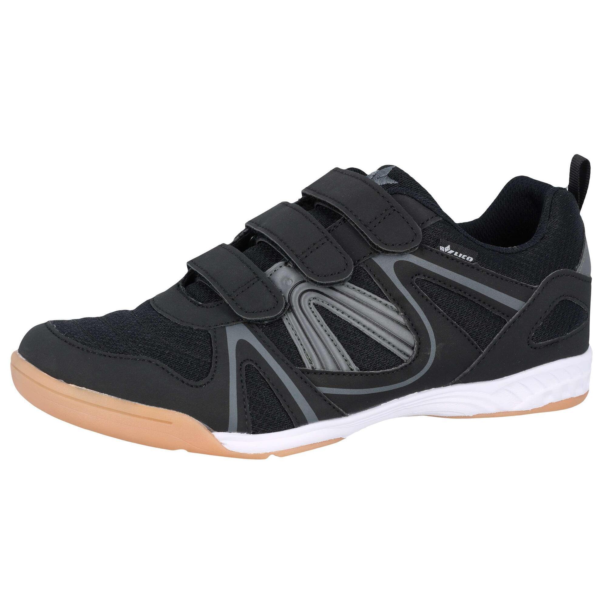 Lico - Chaussure D’entrée Fermeture Velcro Hommes Lico Fit Indoor V - Chaussures De Sport - Noir - 37 - Decathlon