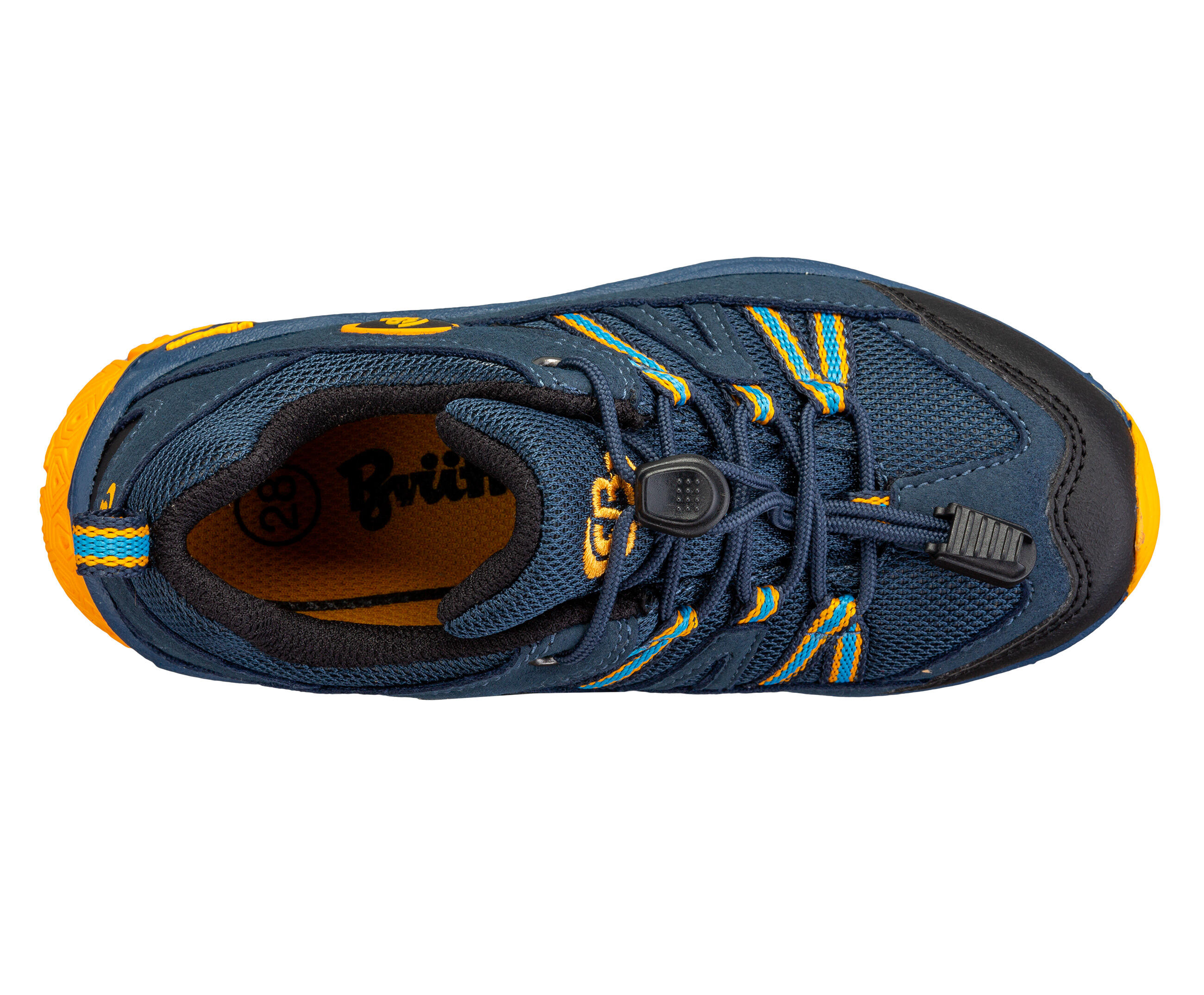 Brütting Ohio Low Boys' Outdoor Shoe, Blue Waterproof Nylon 5/5