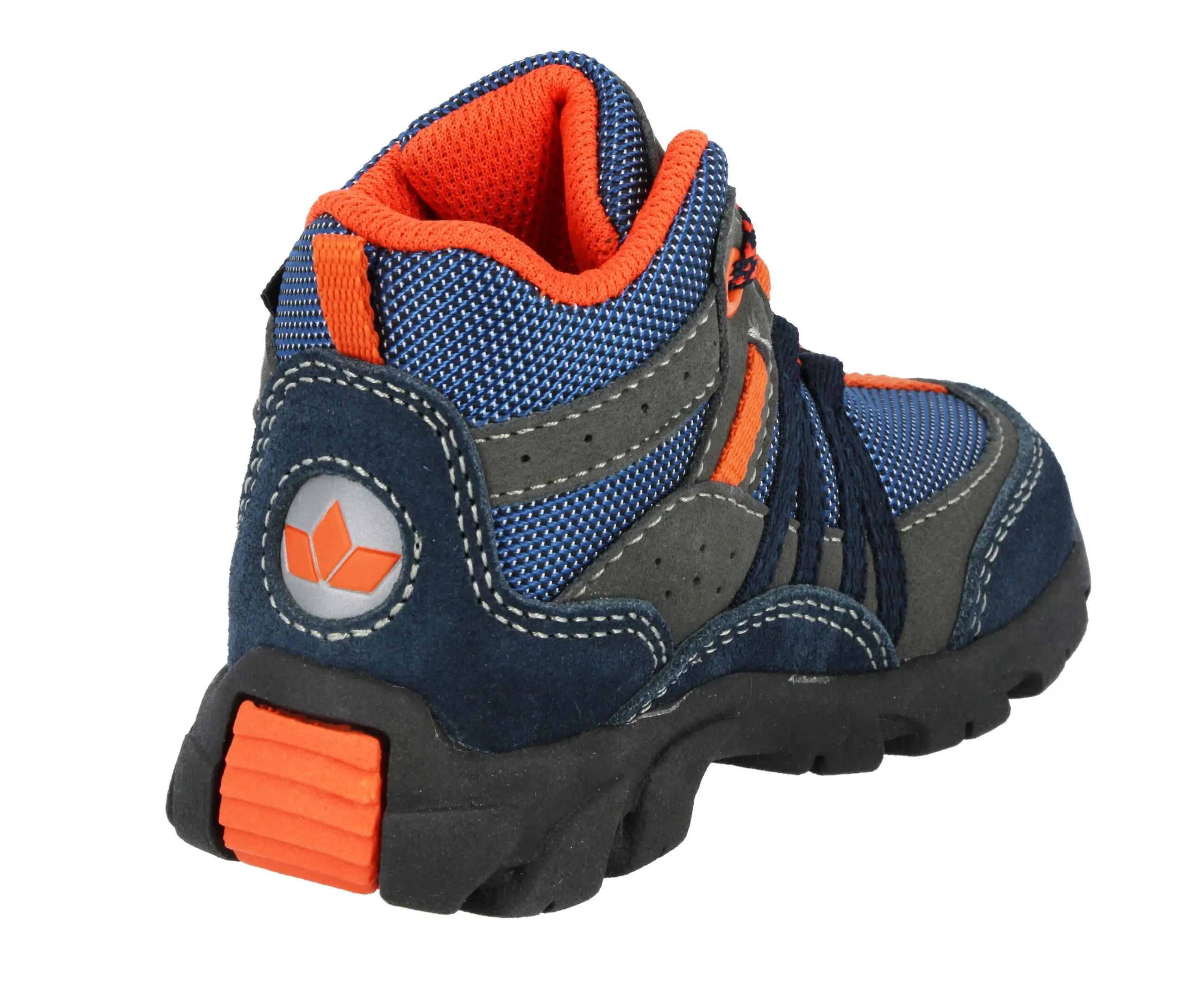Chaussures - randonnée - garçons - imperméables, respirantes - bleu foncé 4/6