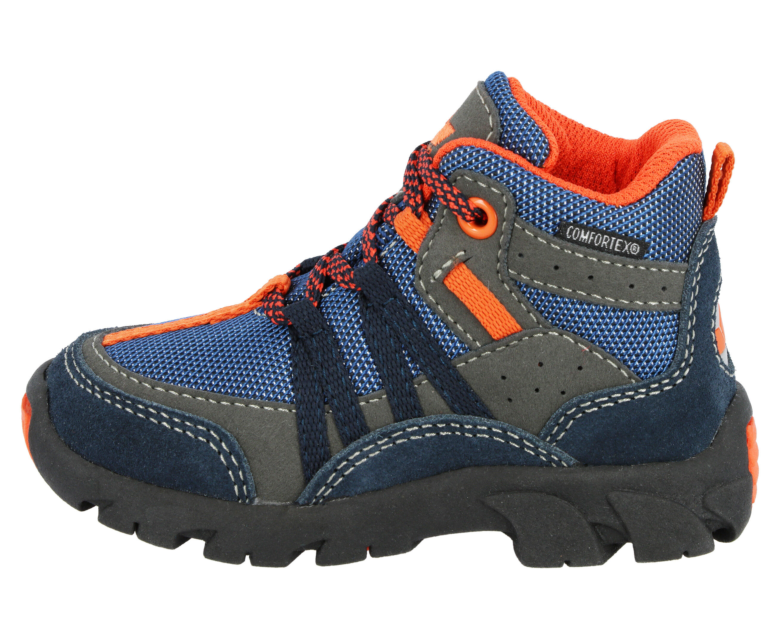 Chaussures - randonnée - garçons - imperméables, respirantes - bleu foncé 1/6