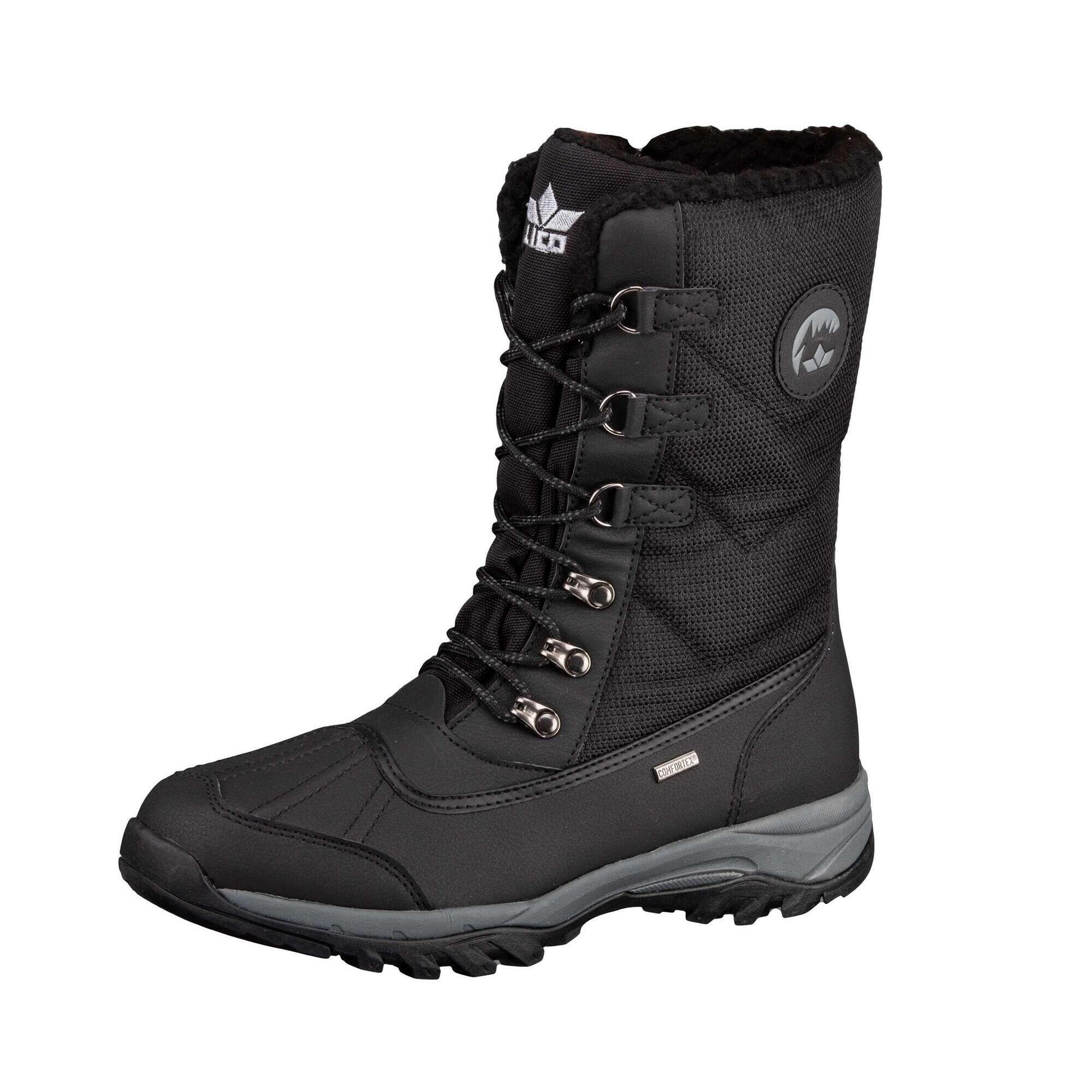 Lico - Chaussure D'Hiver Imperméable Et Respirant Laçage Hommes Lico Rurik - Après Ski - Noir - 44 - Decathlon