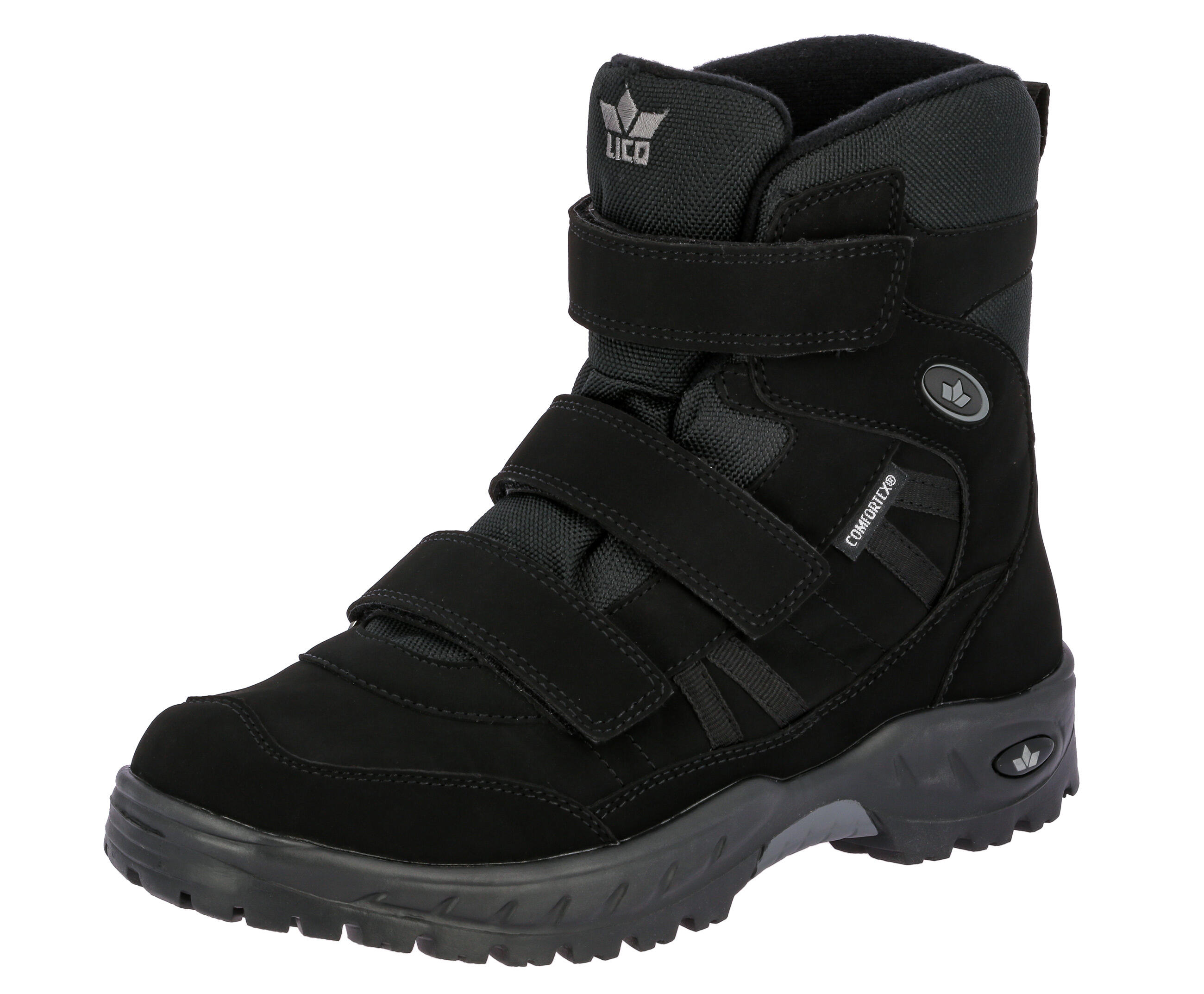 LICO LICO Wildlife V Waterproof Winter Boots Synthetic Black, Velcro