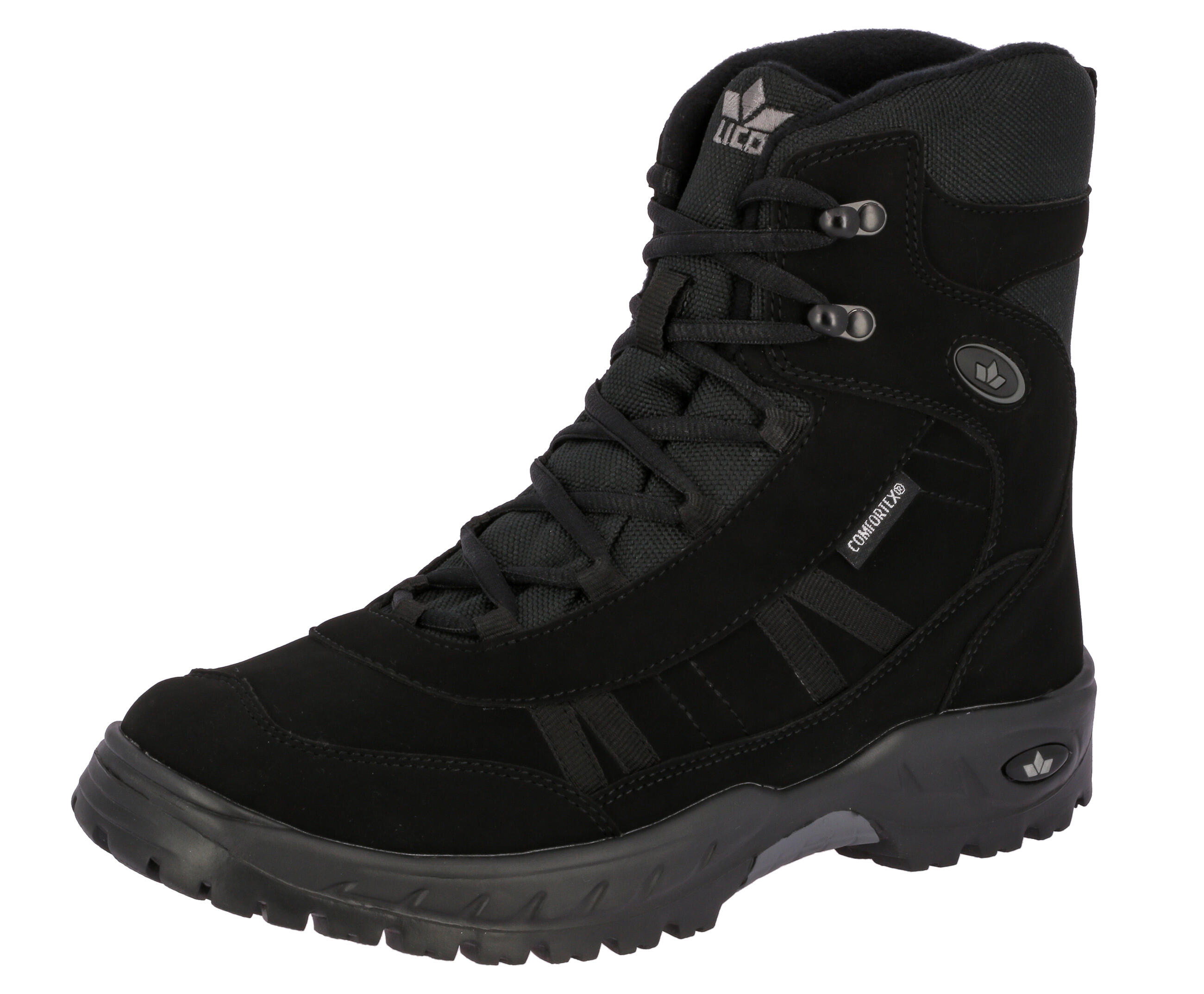 LICO LICO WILDLIFE Waterproof Winter Boots Synthetic Black, Lace-up