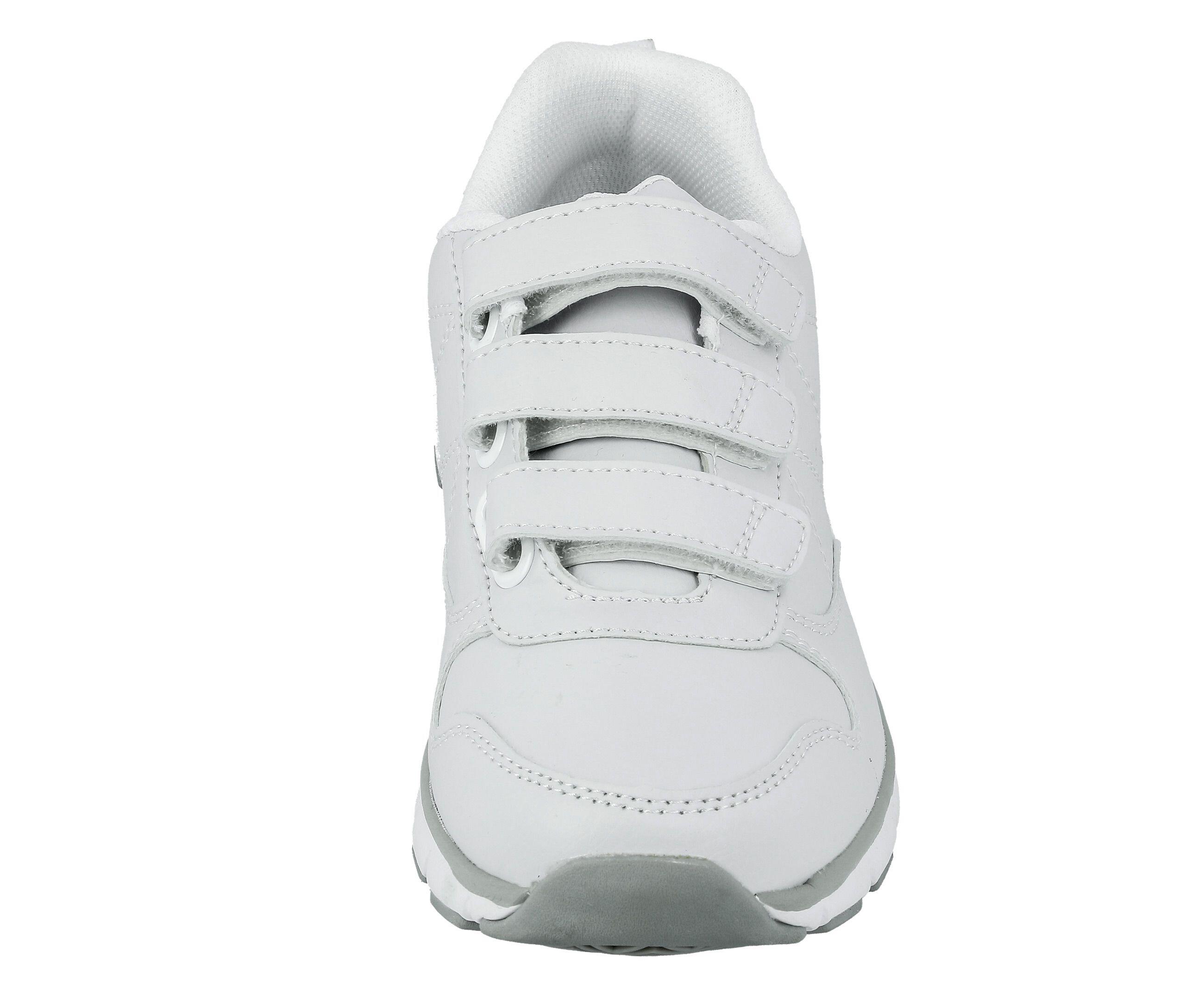 Brütting Classic Sport V Hiking Shoe White Velcro 3/5