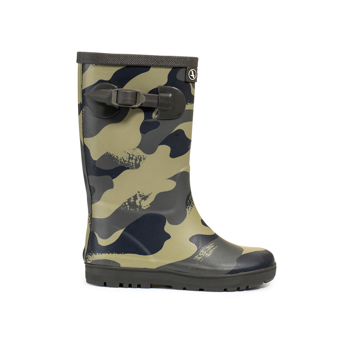 Aigle - Bottes De Pluie Woody-pop Pt Unisexe Enfant Vert - Bottes De Voile - Marron|vert - Decathlon