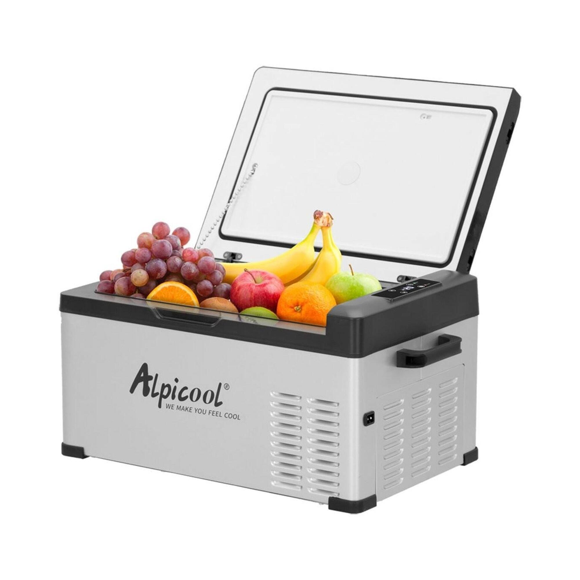 Alpicool - Glacière Électrique Voiture Ou Camping 12v Alpicool C25 (gèle -20ºc) - Glacière - Gris - 23 L - Decathlon
