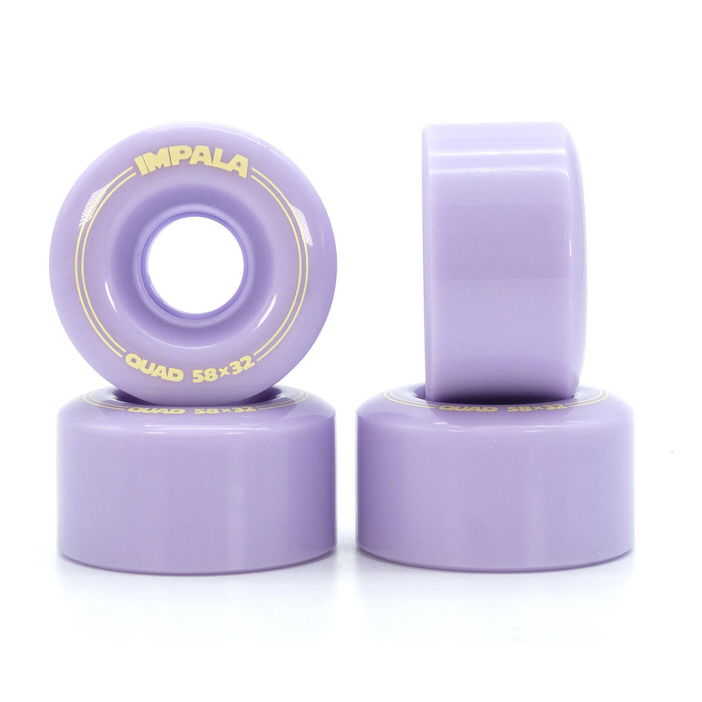Impala Quad Wheel 4pk - Pastel Lilac 3/3