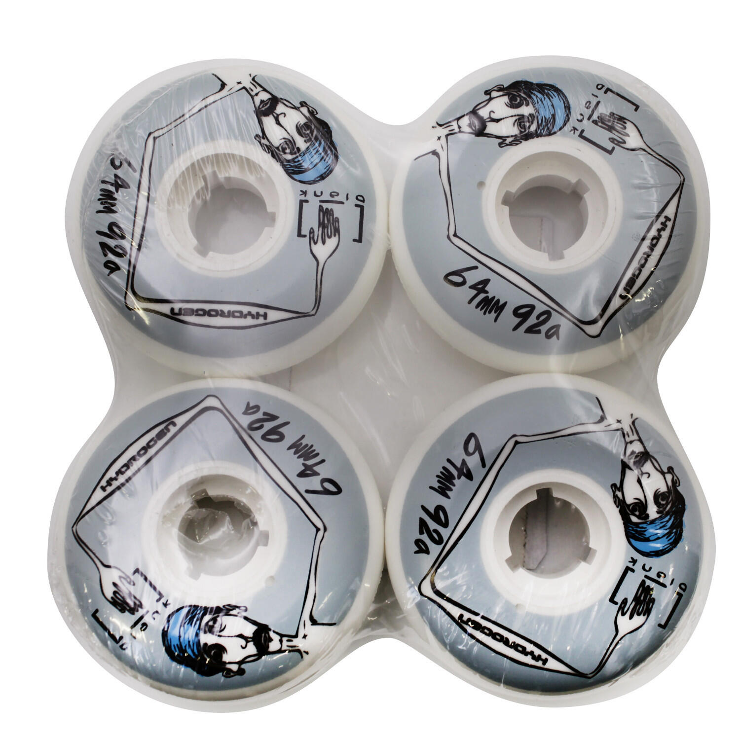 ROLLERBLADE Roue Hydrogen Blank 64mm 92A [x4] 3/3