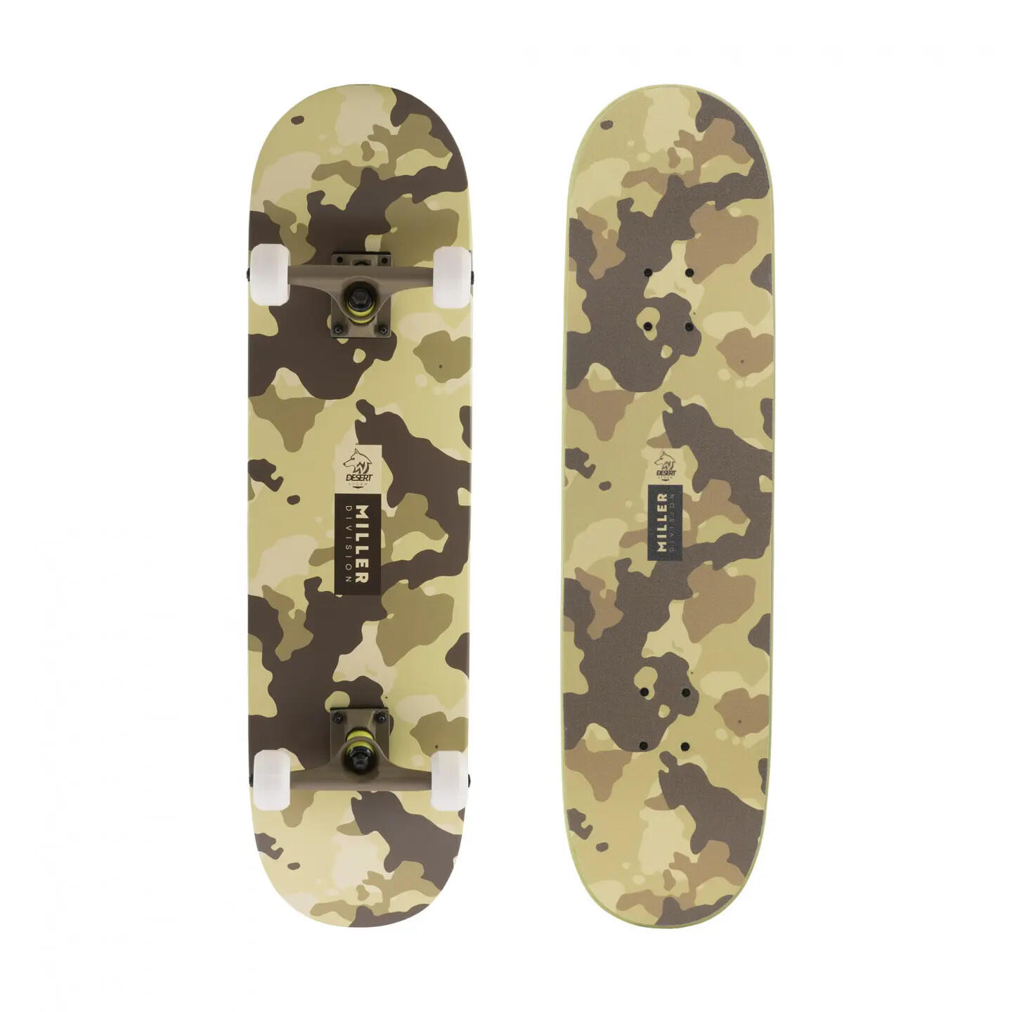 Skateboard complet MILLER DESERT Maple 32 « x8,25 » ABEC7 roues CREEK SHR 53mm 6/6