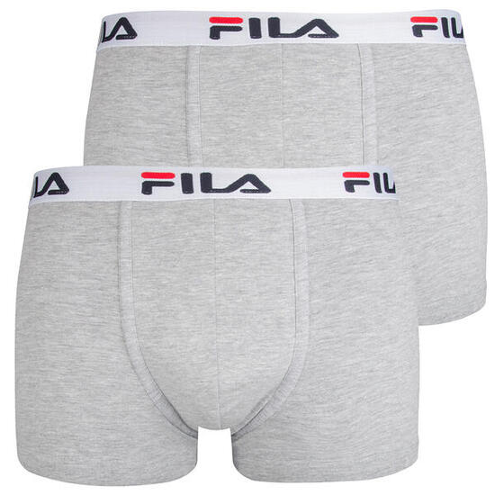 Lot de 2 Homme Boxer Gris Fila
