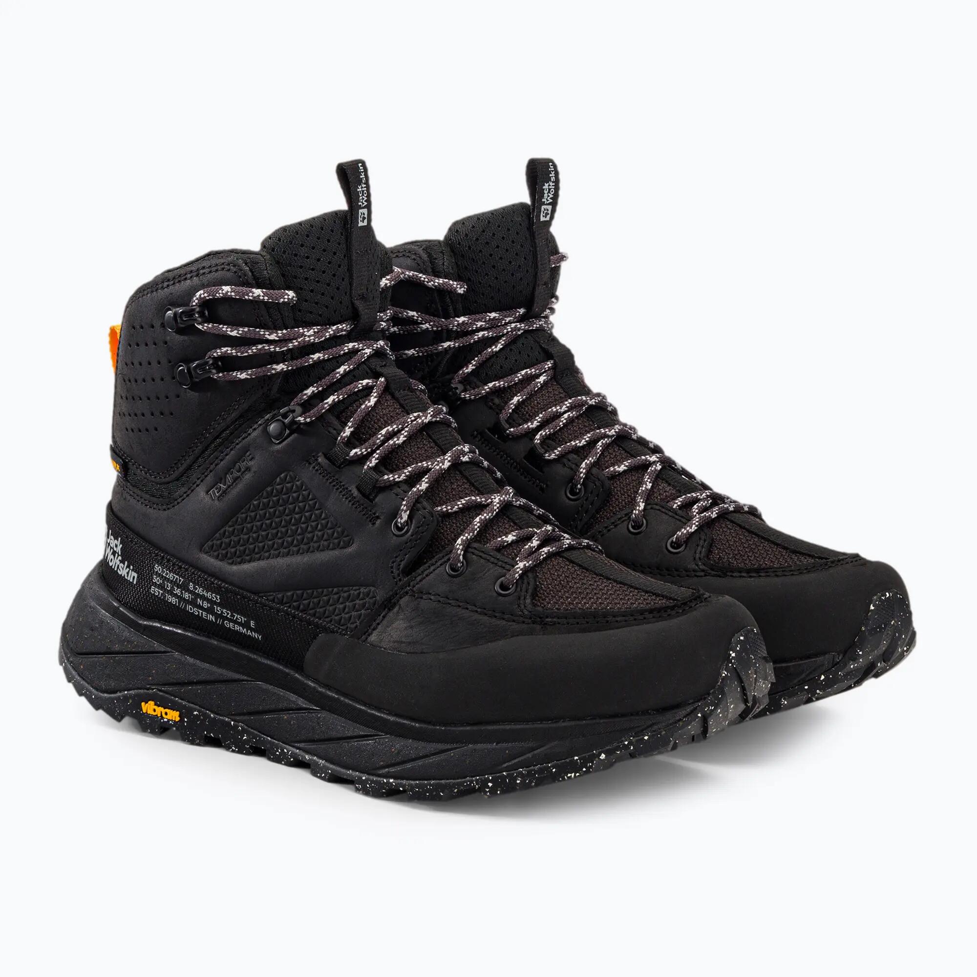 Zapatos de trekking para hombres Jack Wolfskin Terraquest Texapur Mid 4/5