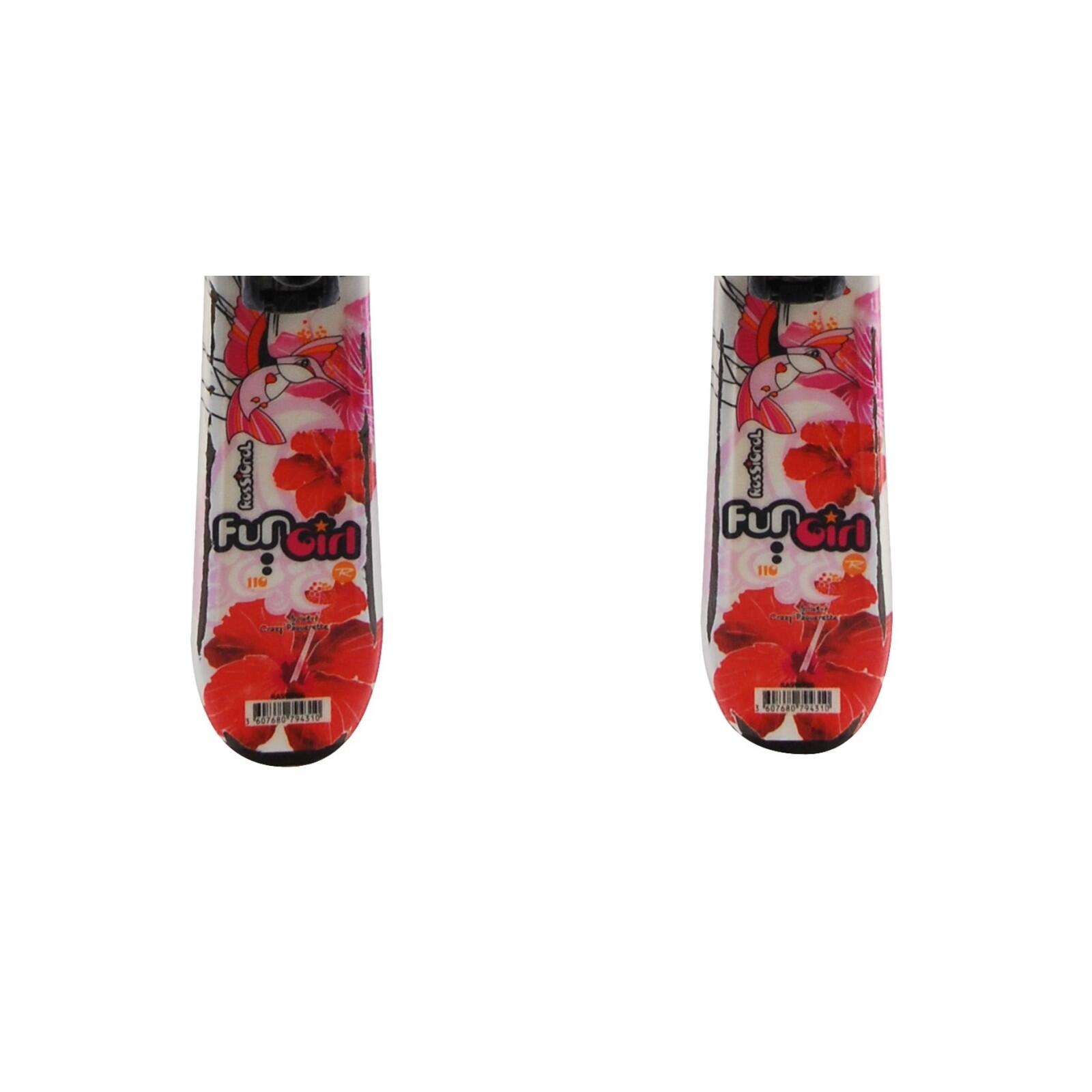 RECONDITIONNE - Ski Junior Rossignol Fun Girl + Fixations 4/4