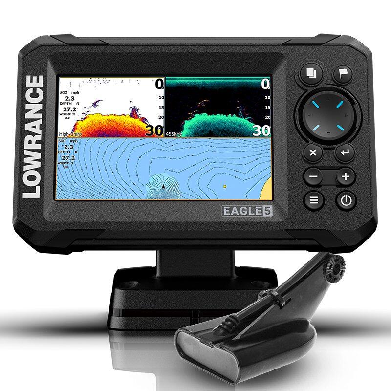 Lowrance Eagle 5 con trasduttore HDI 50/200 600w. CHIRP/DownScan 7/7