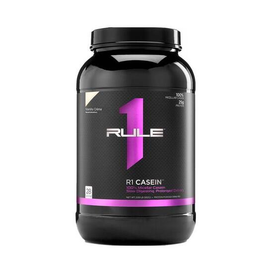 Rule1 R1 Casein Protein (2lbs) Vanilla Crème - Protéines - Caséine
