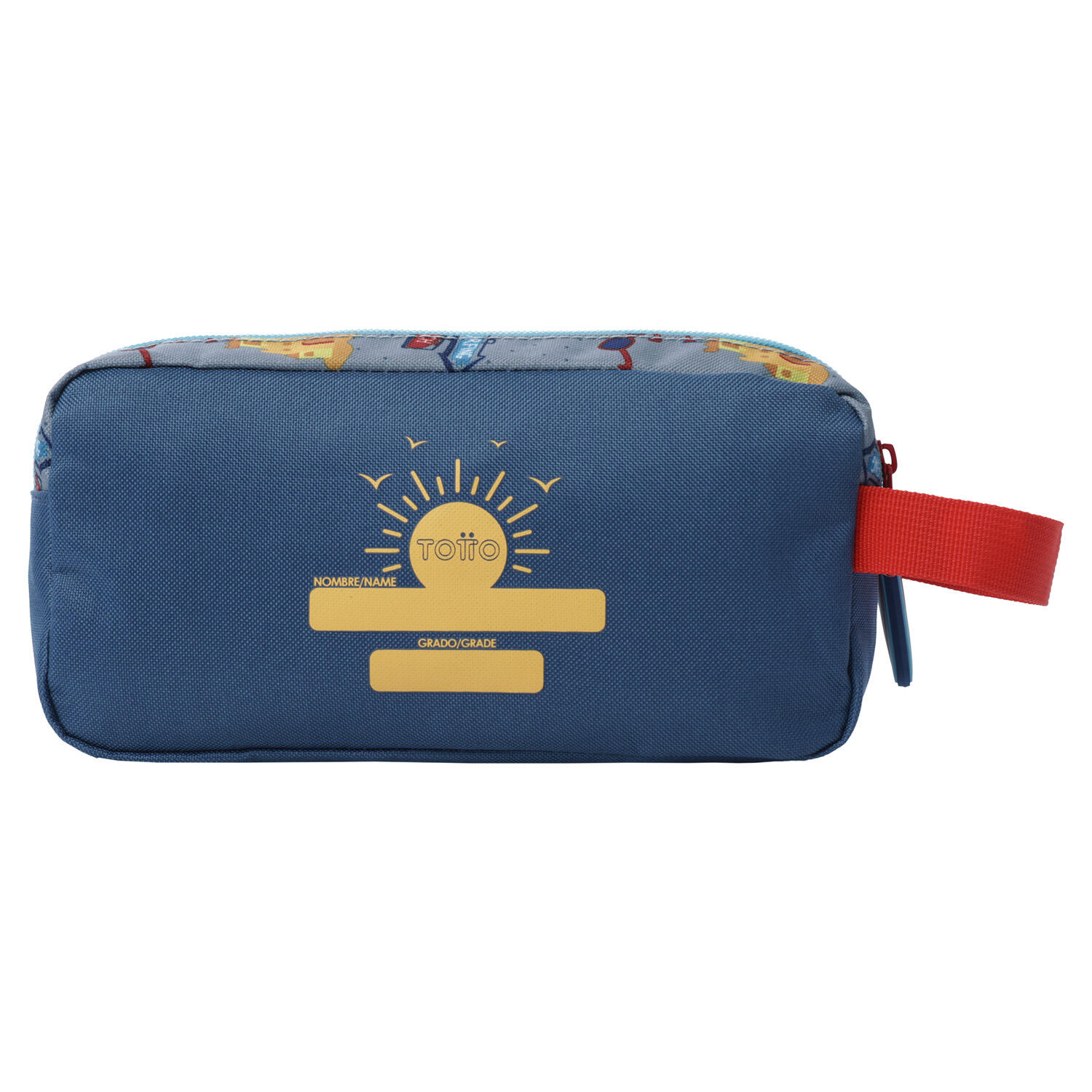 Totto Estuche infantil Little Surfer Gris Poliéster 23 x 12 x 9 cm 3/4