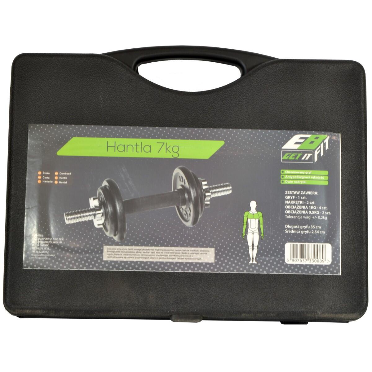 Zestaw obciążeń żeliwnych Eb Fit 7 kg 5/5