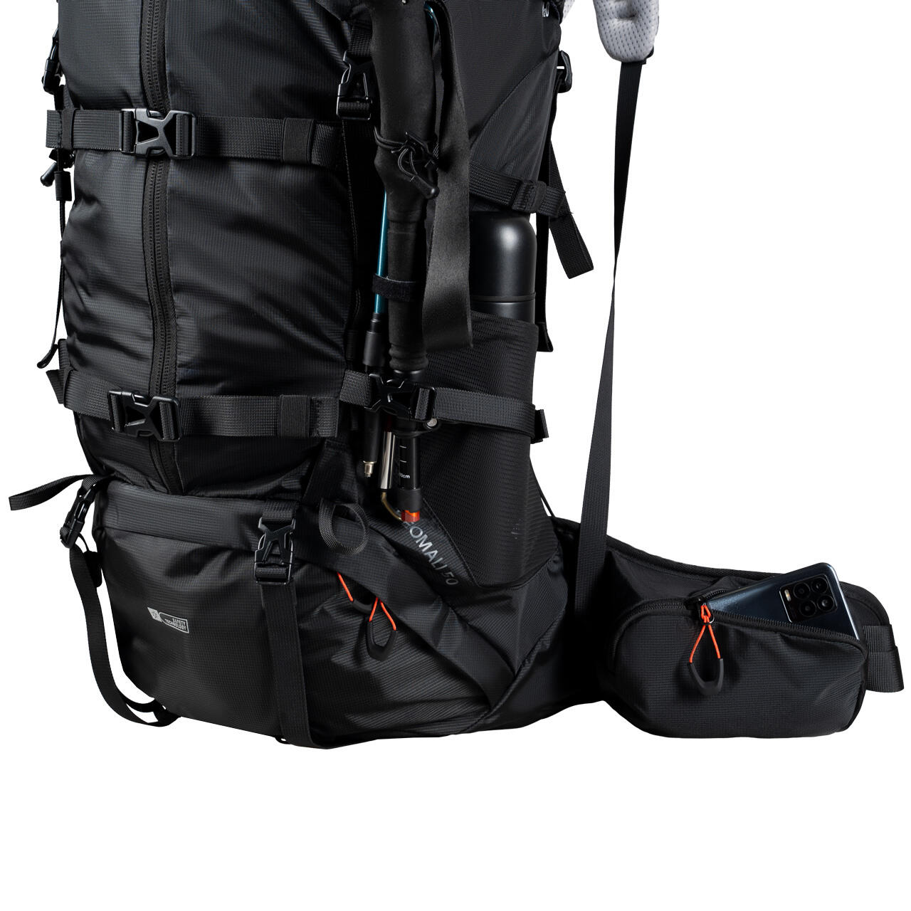 Sac à dos de trek montagne Alpinus Deomali 50l 3/7