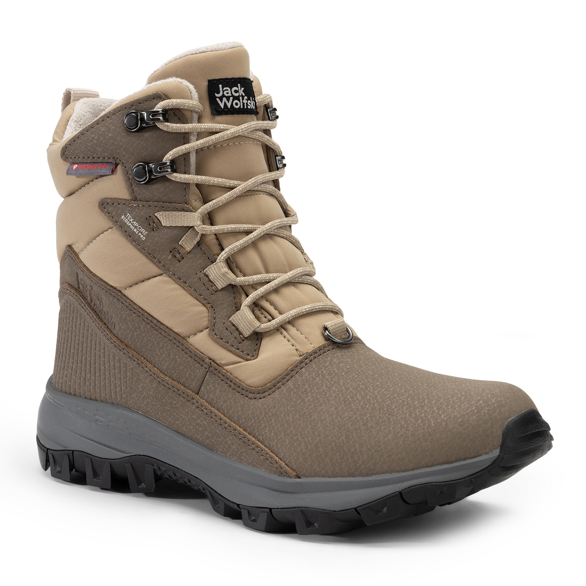 Jack Wolfskin - Chaussures De Trekking Pour Femmes Jack Wolfskin Everquest Pro Texapore High - Chaussures De Sport - Marron - Decathlon