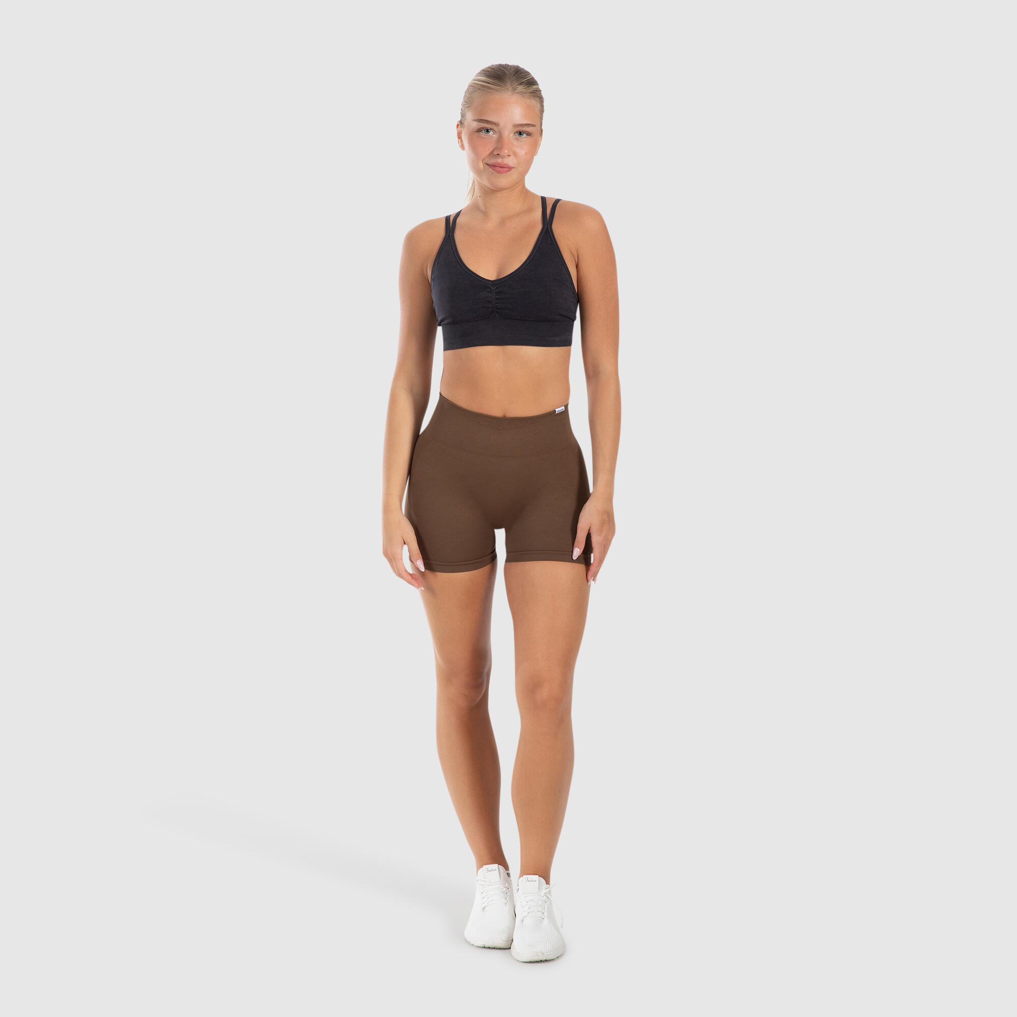Damen Short Leggings Kalea Braun 3/5