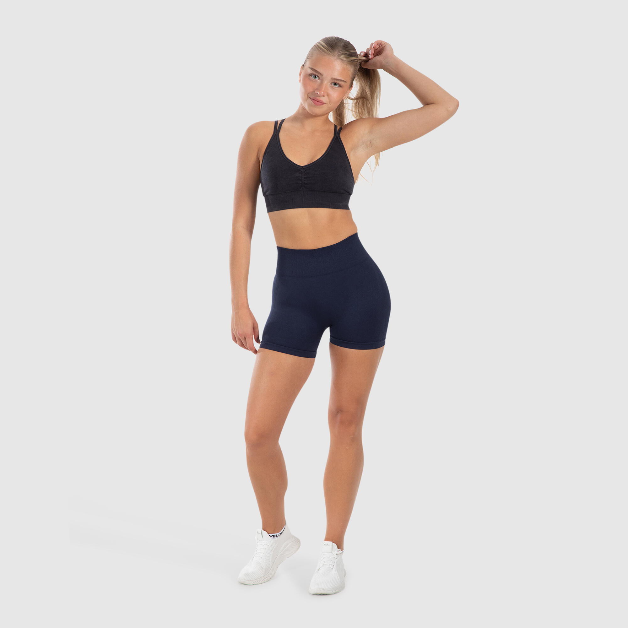 Damen Short Leggings Cetrina Marineblau 3/5