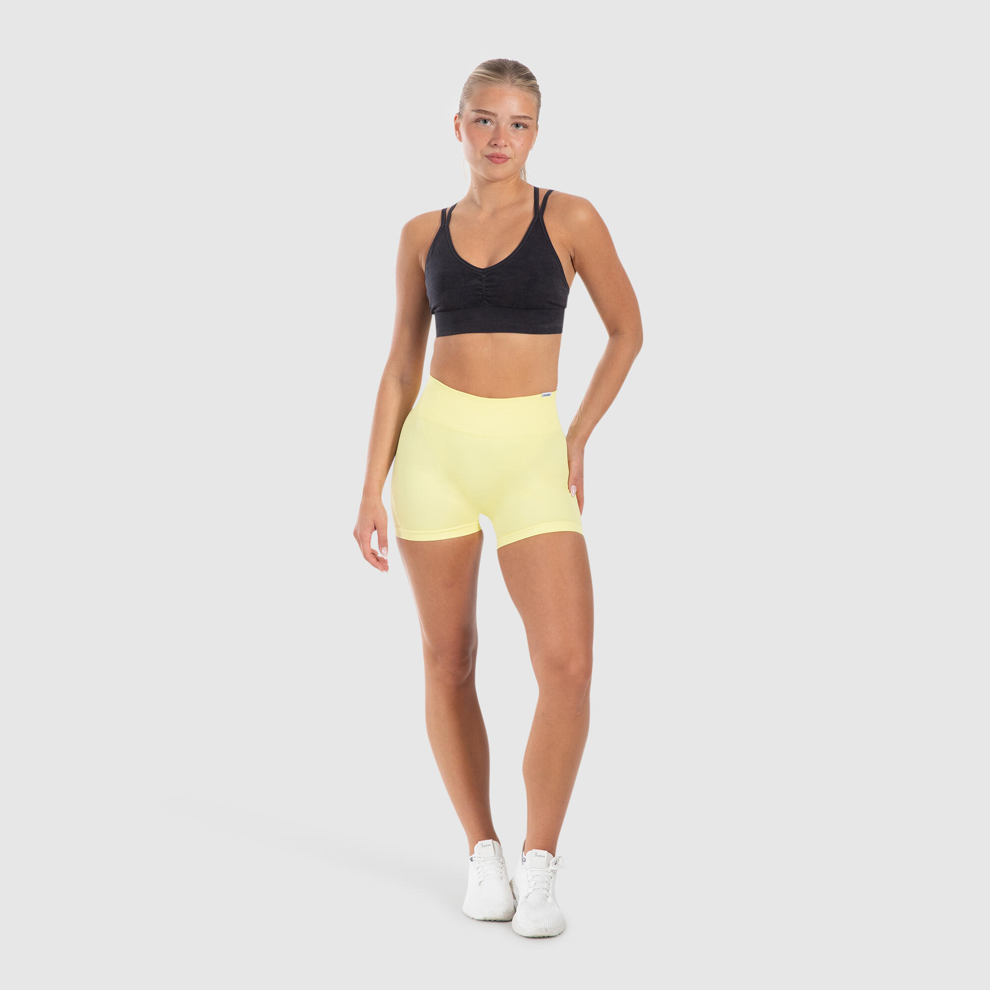 Damen Short Leggings Kalea Gelb 3/5