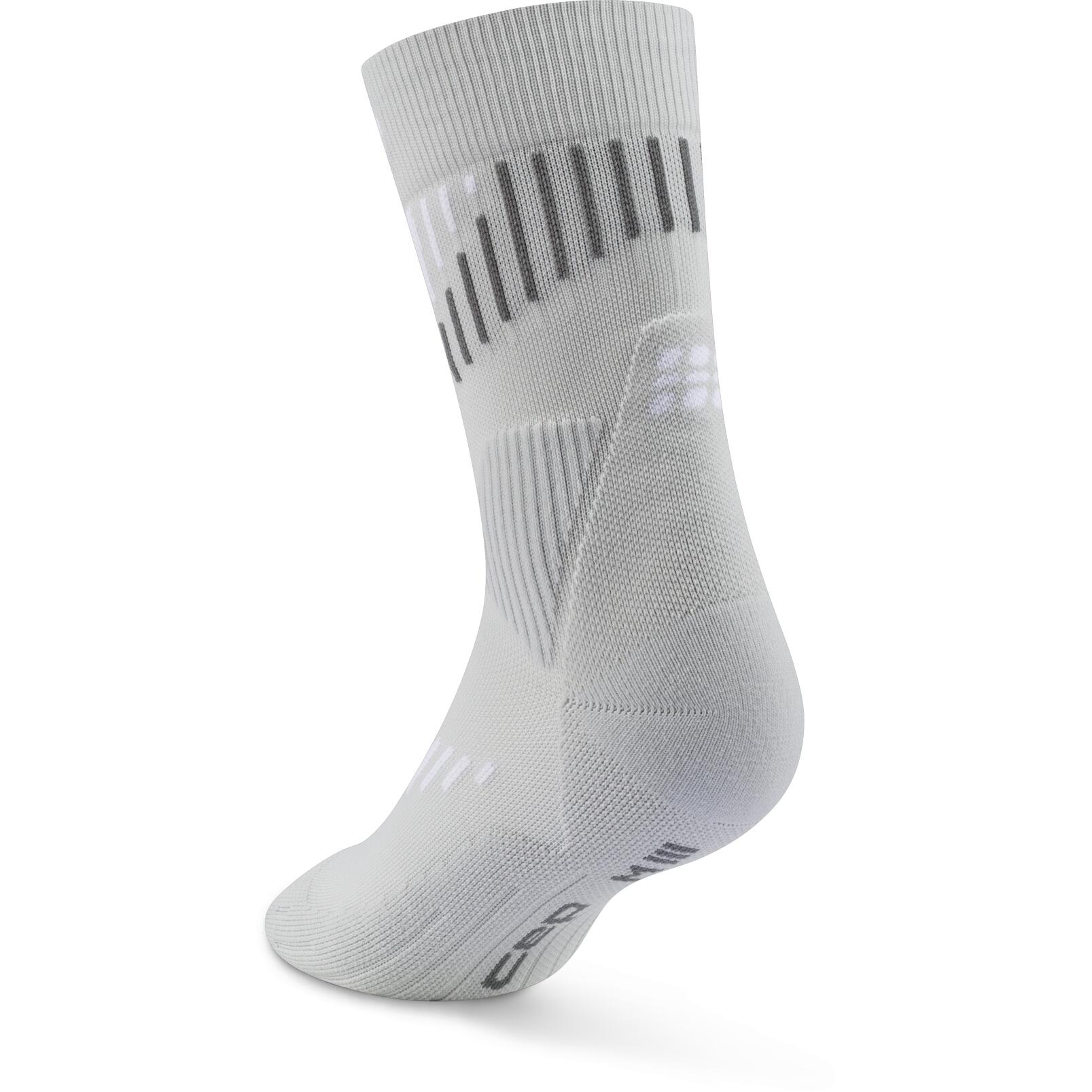 Damskie skarpety kompresyjne CEP Compression Core Merino 3.0 Mid Cut 3/5