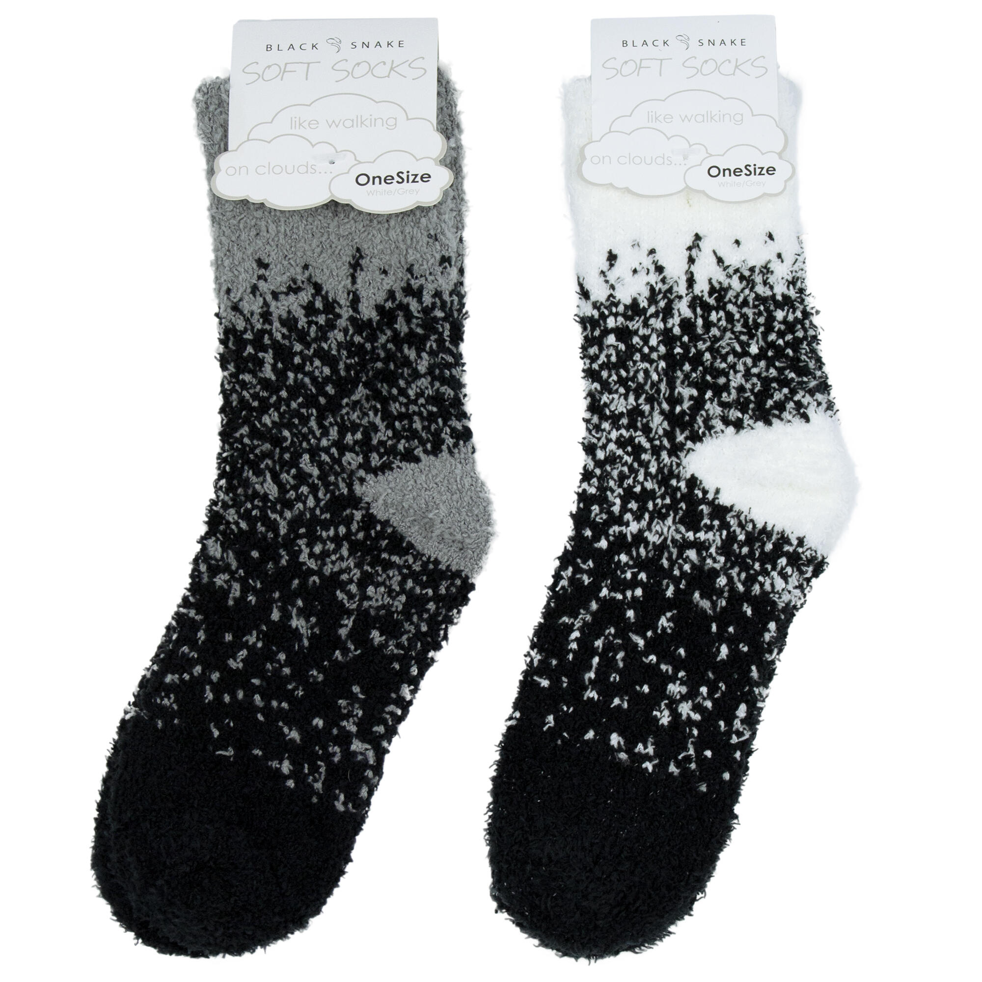Damen Yoga Haussocken Kuschelsocken Bettsocken flauschig warm Komfortbund 4 Paar 6/6