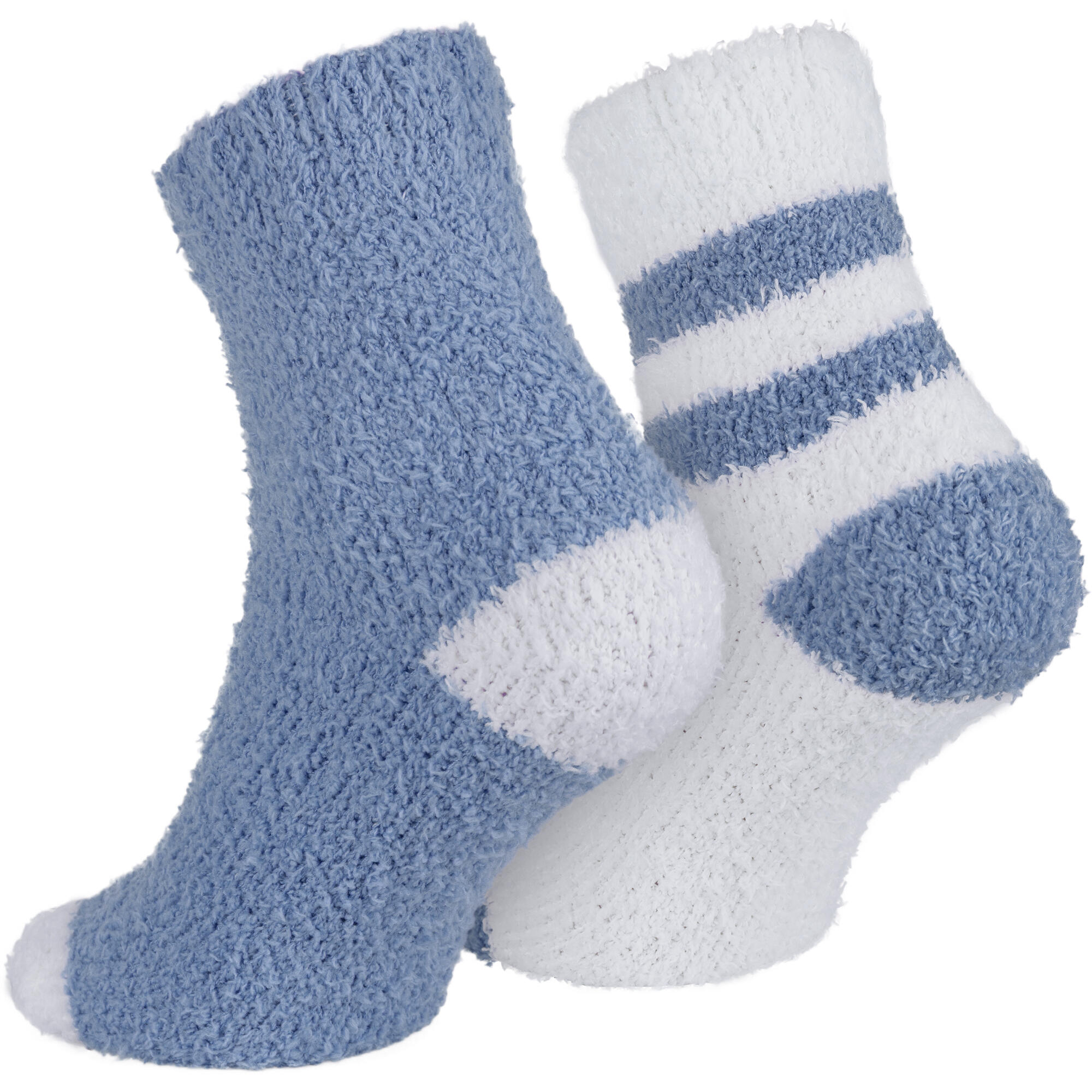Damen Yoga Haussocken Kuschelsocken Bettsocken flauschig warm Komfortbund 4 Paar 5/6