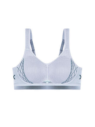 Schalen-BH unterstützende Vollschale Damen - Triaction Cardio Flow türkis