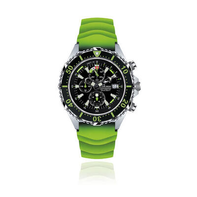 CHRIS BENZ DEPTHMETER CHRONOGRAPH 300M Taucheruhr